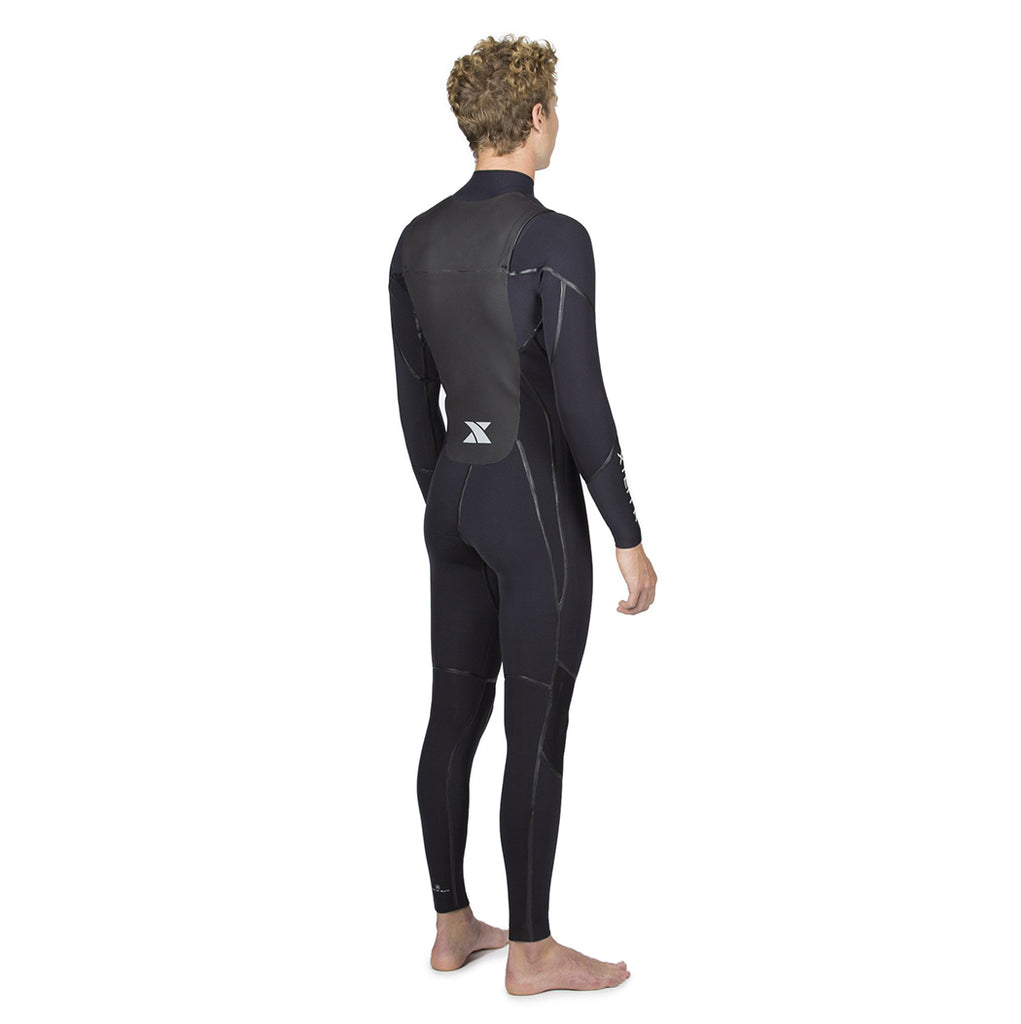 信頼】 セミドライCHEST 4/3MM ZIP BLACK - WETSUIT サーフィン